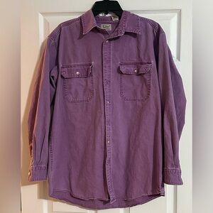 LL Bean Men’s Vintage Long Sleeve Shirt - Size L Tall